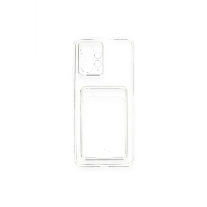 Newface Xiaomi Redmi Note 12 4G Kılıf Kart Şeffaf Silikon - Şeffaf