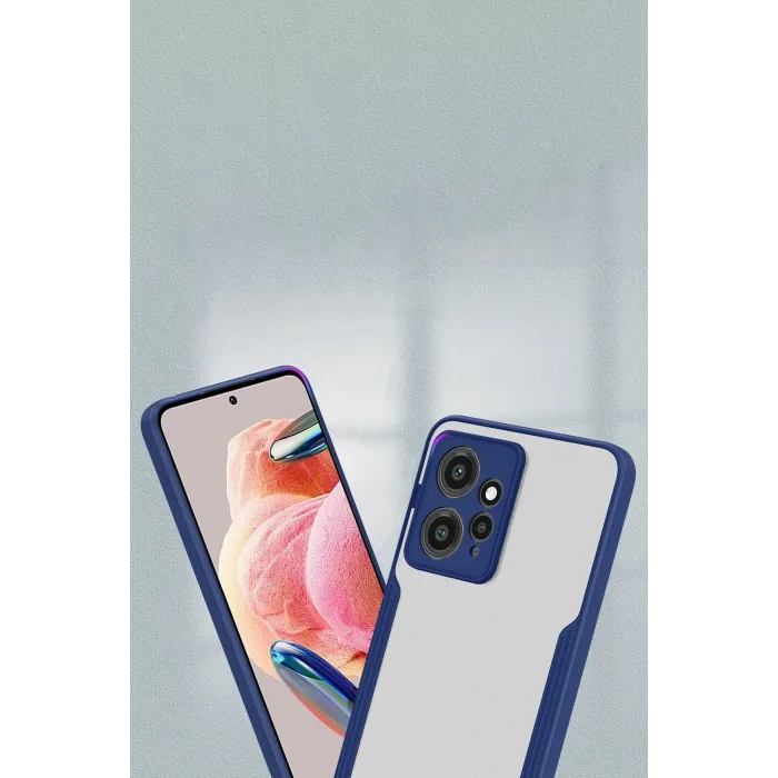 Newface Xiaomi Redmi Note 12 4G Kılıf Platin Silikon - Sarı