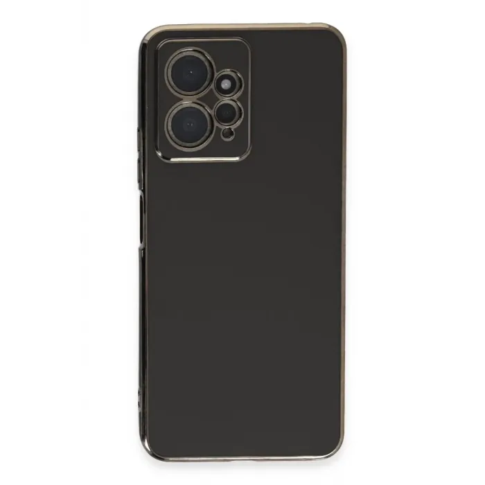 Newface Xiaomi Redmi Note 12 4G Kılıf Volet Silikon - Siyah