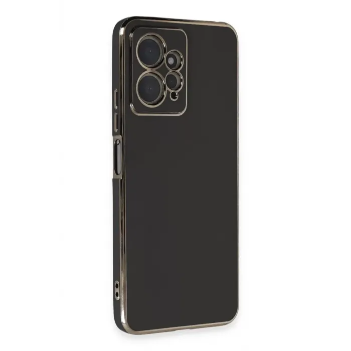 Newface Xiaomi Redmi Note 12 4G Kılıf Volet Silikon - Siyah