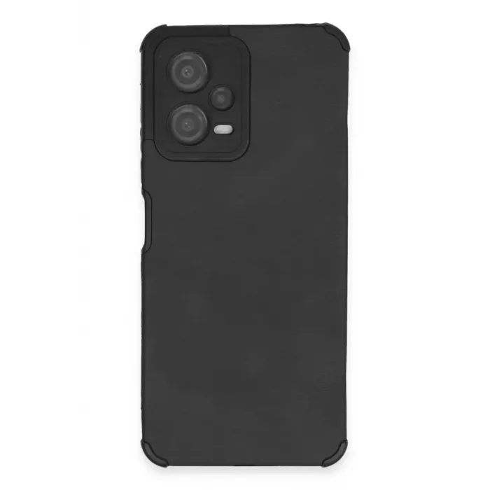 Newface Xiaomi Redmi Note 12 5G Kılıf Loop Deri Silikon - Siyah