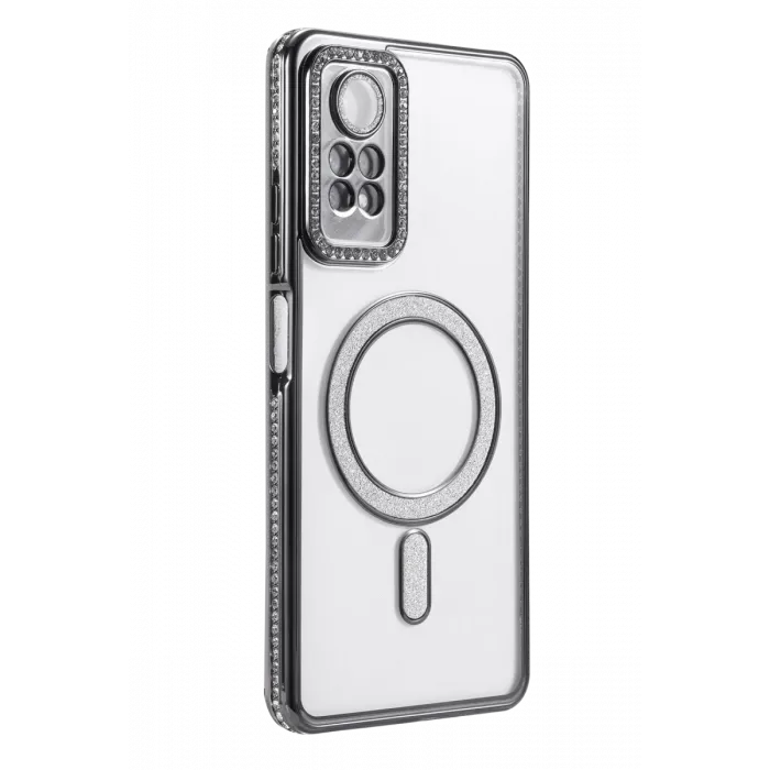 Newface Xiaomi Redmi Note 12 Pro 4G Joke Simli Magneticsafe Kılıf - Siyah