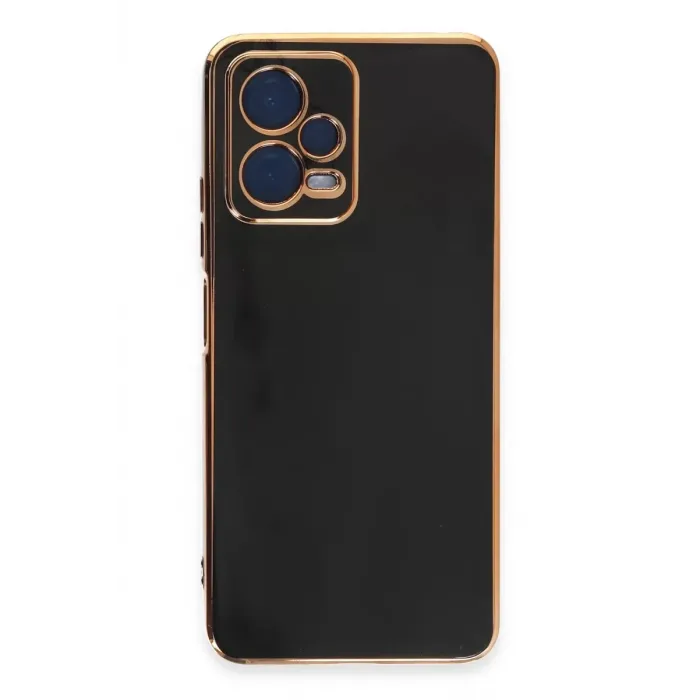 Newface Xiaomi Redmi Note 12 Pro 5G Kılıf Volet Silikon - Siyah