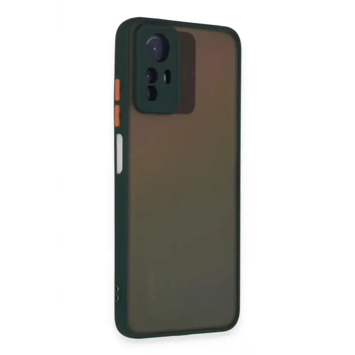 Newface Xiaomi Redmi Note 12S Kılıf Montreal Silikon Kapak - Yeşil