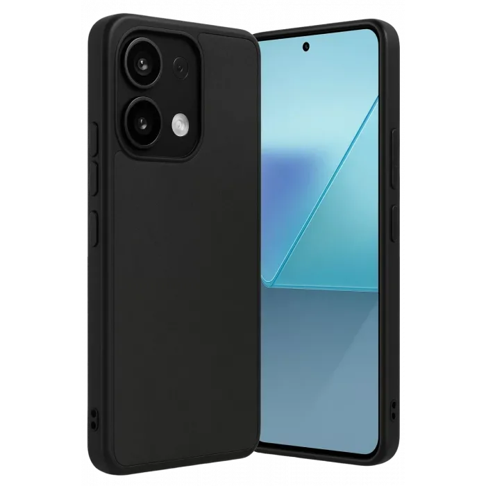 Newface Xiaomi Redmi Note 13 4G Kılıf Aras Deri Kapak - Siyah