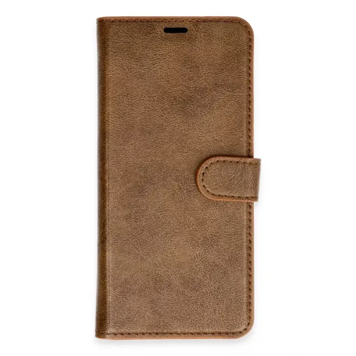Newface Xiaomi Redmi Note 13 Pro 4G Kılıf Trend S Plus Kapaklı Kılıf - Taba