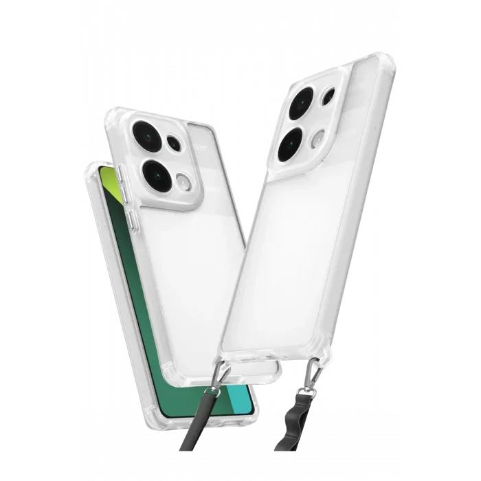 Newface Xiaomi Redmi Note 13 Pro 5G Kılıf Penta Silikon Kılıf - Şeffaf