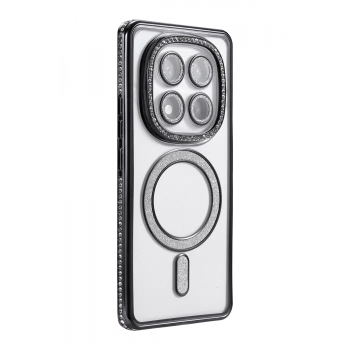 Newface Xiaomi Redmi Note 14 Pro 4G Joke Simli Magneticsafe Kılıf - Siyah