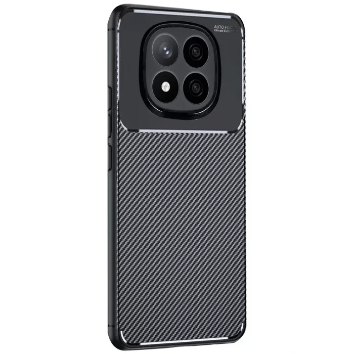 Newface Xiaomi Redmi Note 14 Pro 4G Kılıf Auto Focus Karbon Kapak - Siyah