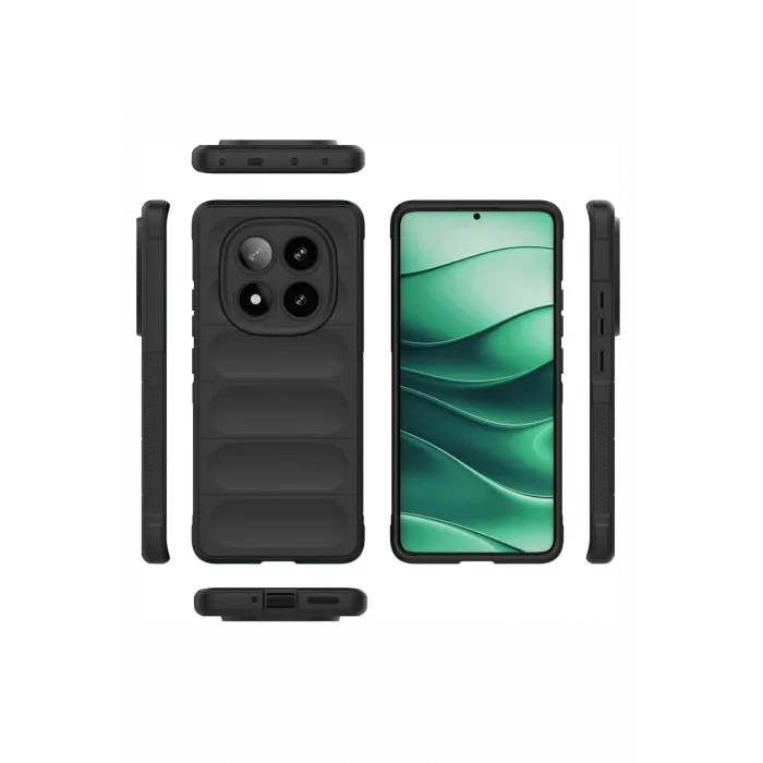 Newface Xiaomi Redmi Note 14 Pro 4G Kılıf Optimum Silikon - Siyah