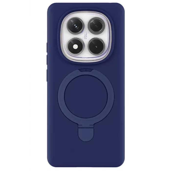 Newface Xiaomi Redmi Note 14 Pro 4G Regal Magsafe Standlı Kapak - Lacivert