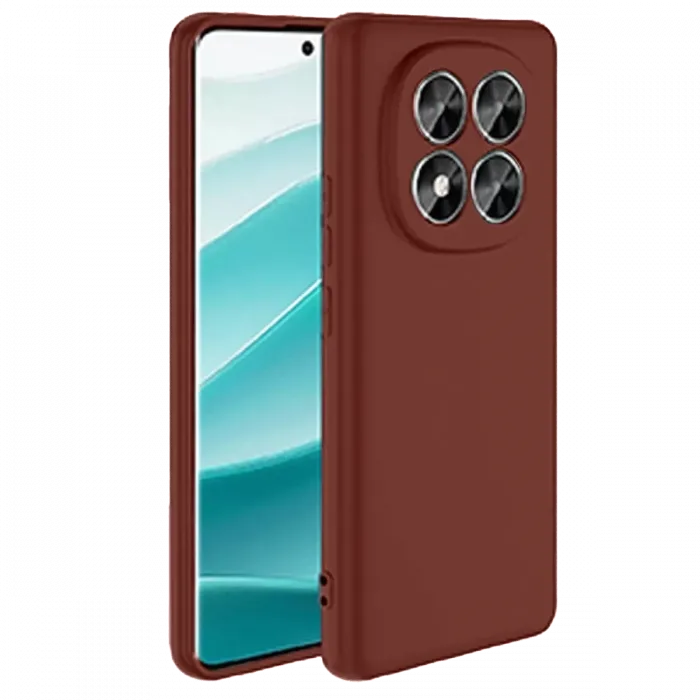 Newface Xiaomi Redmi Note 14 Pro 5G Kılıf First Silikon - Bordo