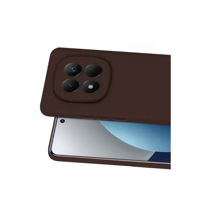 Newface Xiaomi Redmi Note 15 4G First Silikon - Kahverengi