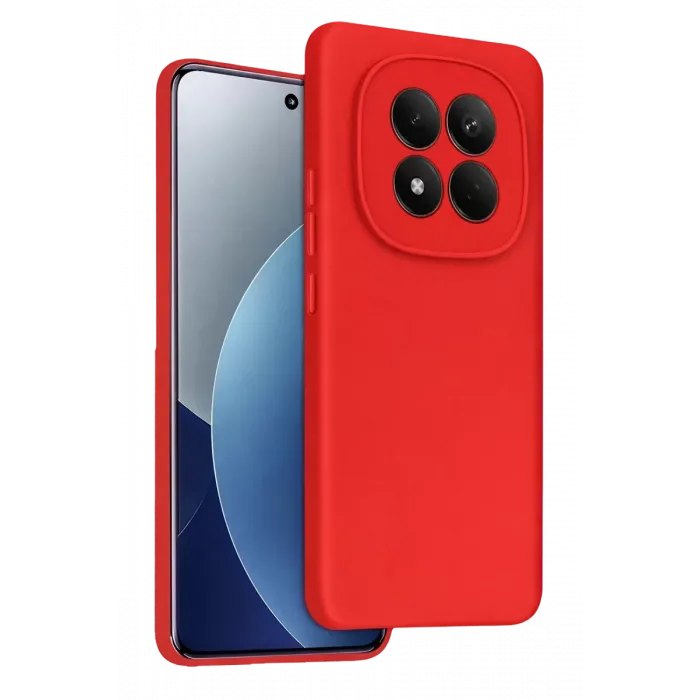 Newface Xiaomi Redmi Note 15 Pro 4G First Silikon - Kırmızı