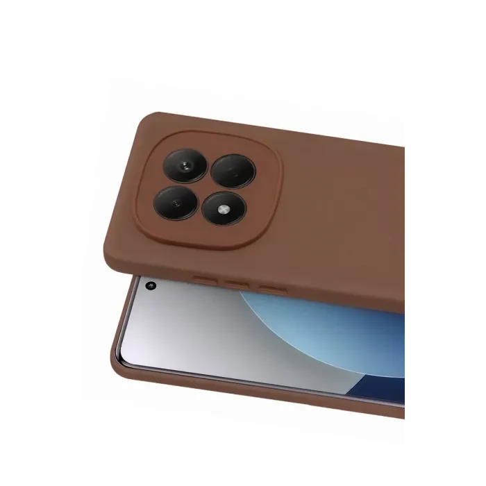 Newface Xiaomi Redmi Note 15 Pro 5G First Silikon - Kahverengi