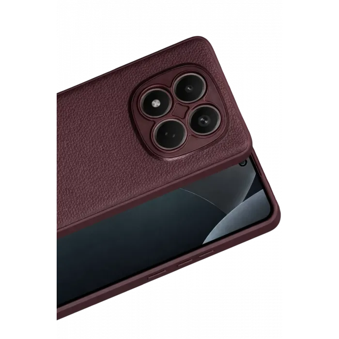 Newface Xiaomi Redmi Note 15 Pro Plus 5G Thermax Silikon Kılıf - Bordo