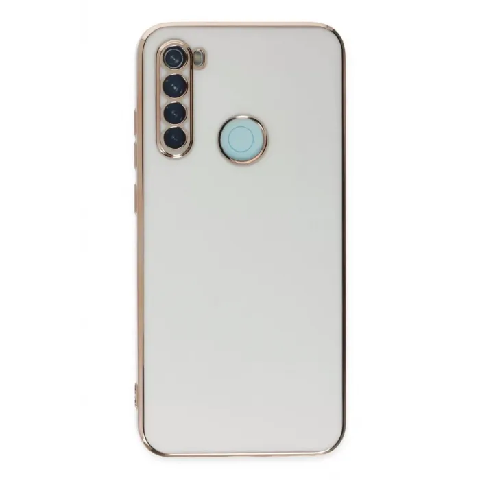Newface Xiaomi Redmi Note 8 Kılıf Volet Silikon - Beyaz