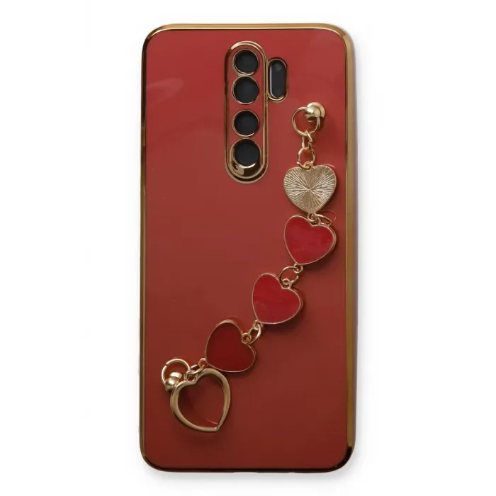 Newface Xiaomi Redmi Note 8 Pro Kılıf Esila Silikon - Kırmızı