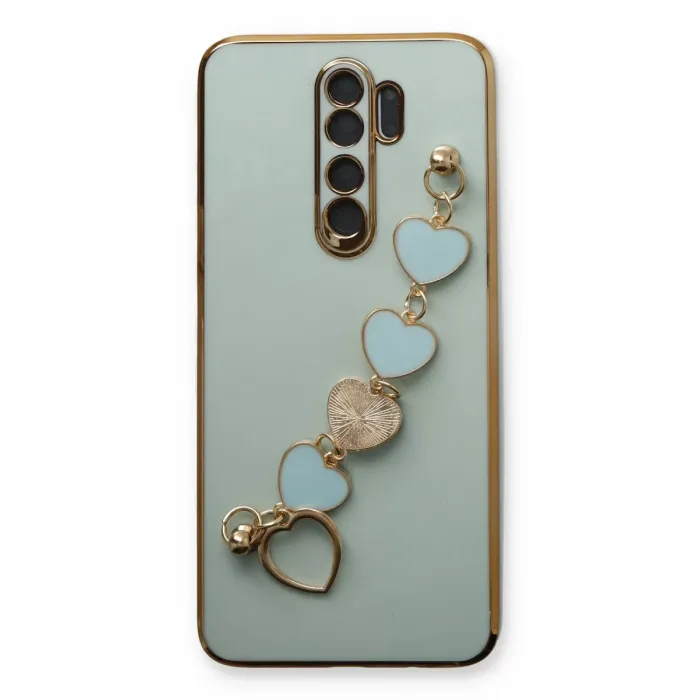 Newface Xiaomi Redmi Note 8 Pro Kılıf Esila Silikon - Su Yeşili