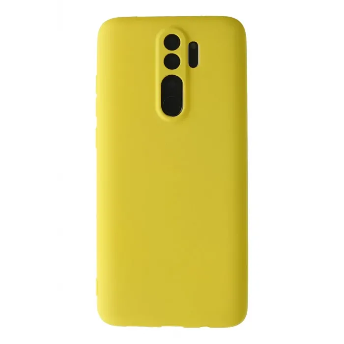 Newface Xiaomi Redmi Note 8 Pro Kılıf First Silikon - Sarı