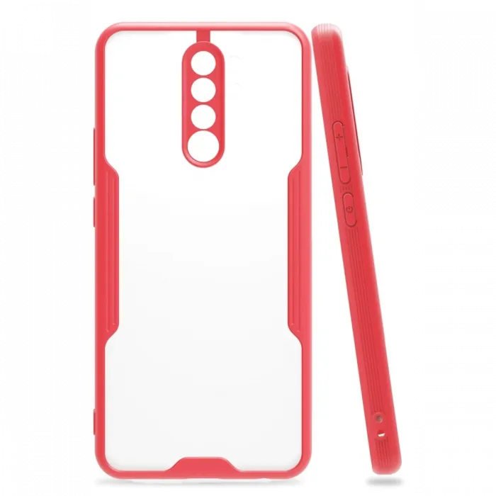 Newface Xiaomi Redmi Note 8 Pro Kılıf Platin Silikon - Pembe