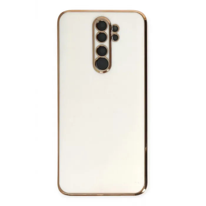 Newface Xiaomi Redmi Note 8 Pro Kılıf Volet Silikon - Beyaz