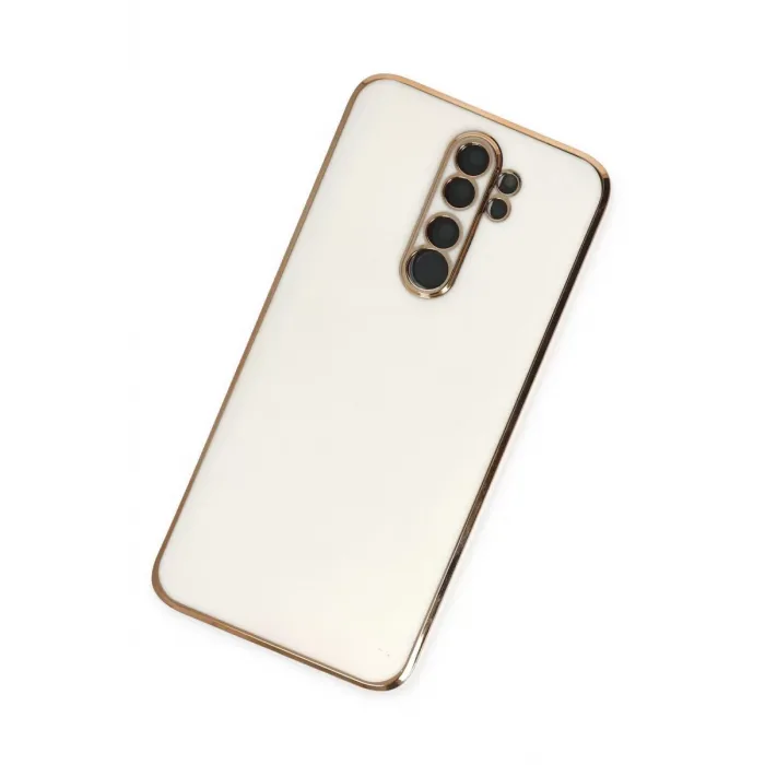 Newface Xiaomi Redmi Note 8 Pro Kılıf Volet Silikon - Beyaz