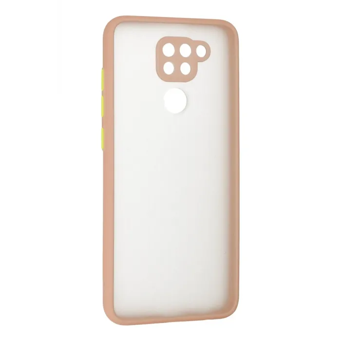 Newface Xiaomi Redmi Note 9 Kılıf Montreal Silikon Kapak - Pembe