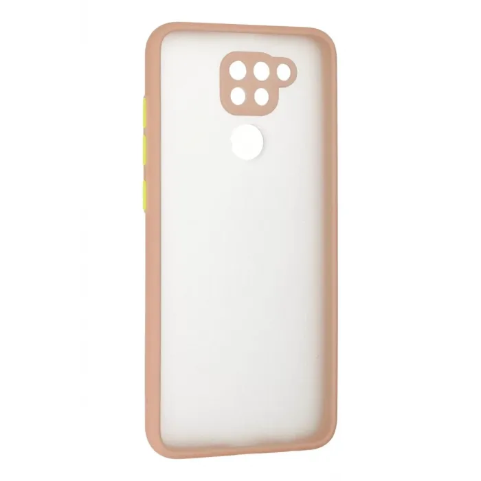 Newface Xiaomi Redmi Note 9 Kılıf Montreal Silikon Kapak - Pembe