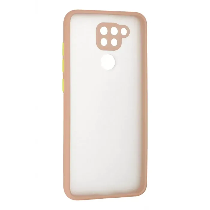 Newface Xiaomi Redmi Note 9 Kılıf Montreal Silikon Kapak - Pembe