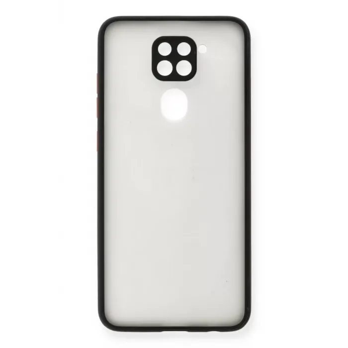 Newface Xiaomi Redmi Note 9 Kılıf Montreal Silikon Kapak - Siyah