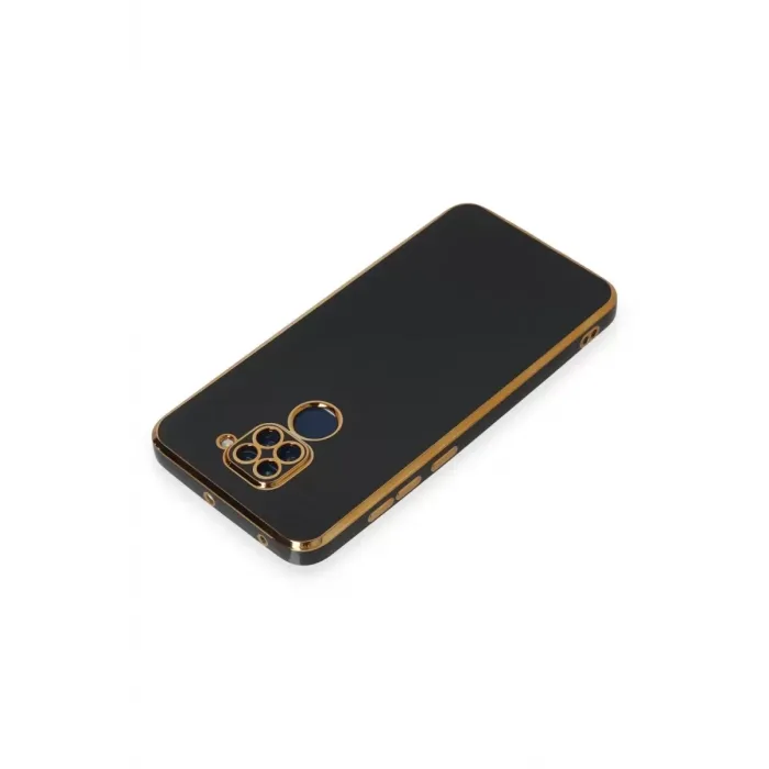 Newface Xiaomi Redmi Note 9 Kılıf Volet Silikon - Siyah