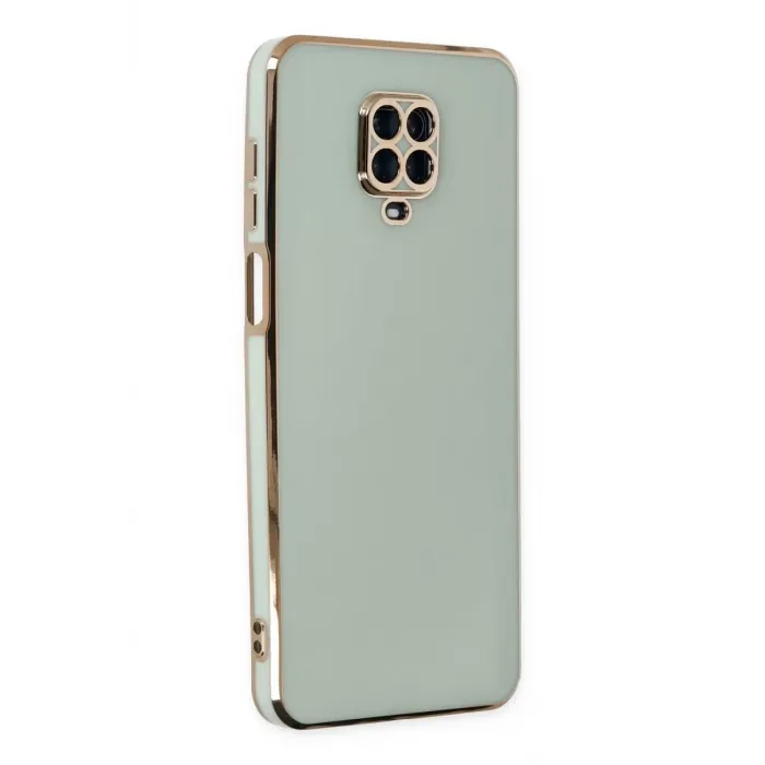 Newface Xiaomi Redmi Note 9 Pro Kılıf Volet Silikon - Açık Yeşil