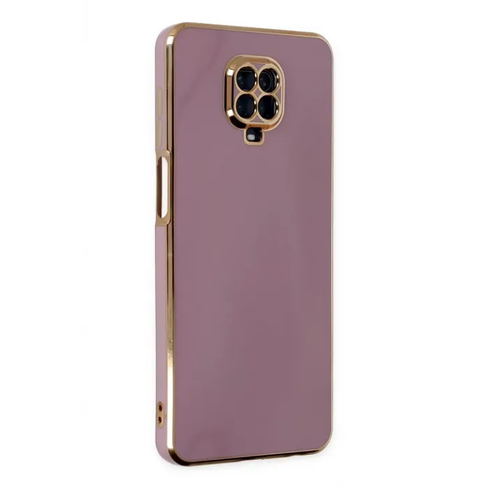 Newface Xiaomi Redmi Note 9 Pro Kılıf Volet Silikon - Mor