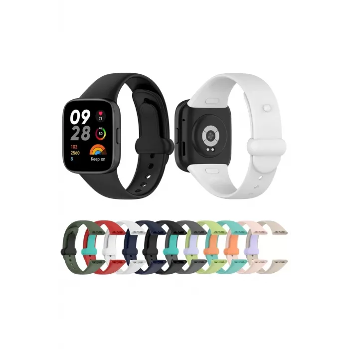 Newface Xiaomi Redmi Watch 3 Origin Silikon Kordon - Siyah