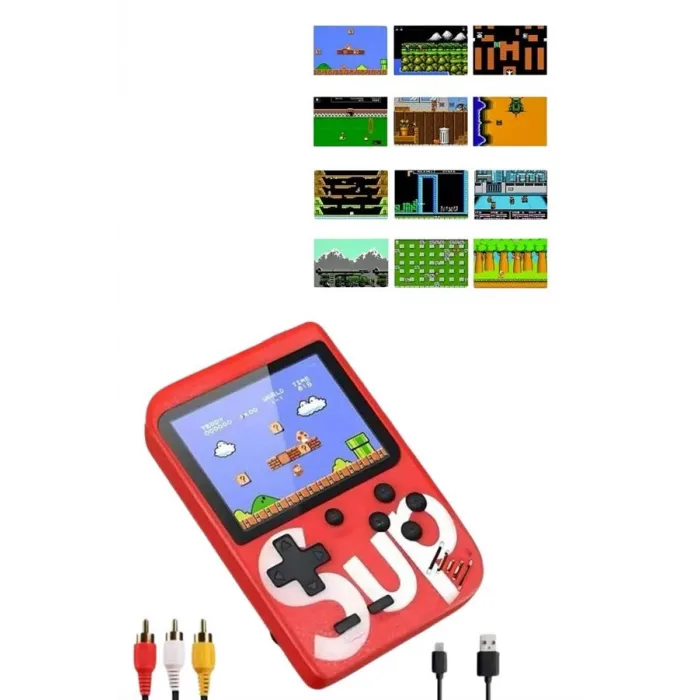 Nostalji Oyunlu Mini Atari Gamebox 400 Oyunlu El Atarisi