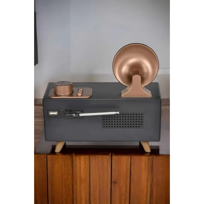 Nostaljik Görünümlü Bluetooth Bağlantılı Speaker