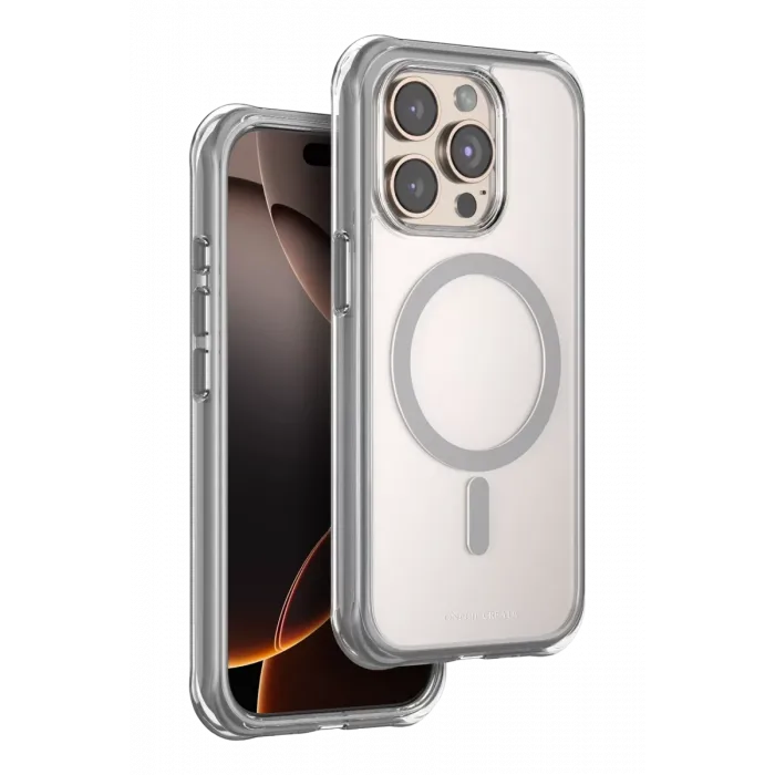 Onegif Apple iPhone 15 Pro Max Hulk Magsafe Kapak - Titan Gri