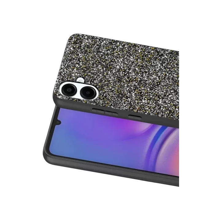 Onegif Samsung Galaxy A07 4G Bright Simli Kapak - Gold