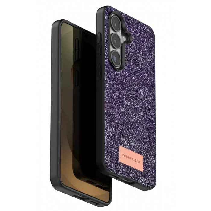 Onegif Samsung Galaxy S26 Plus Bright Simli Kapak - Derin Mor