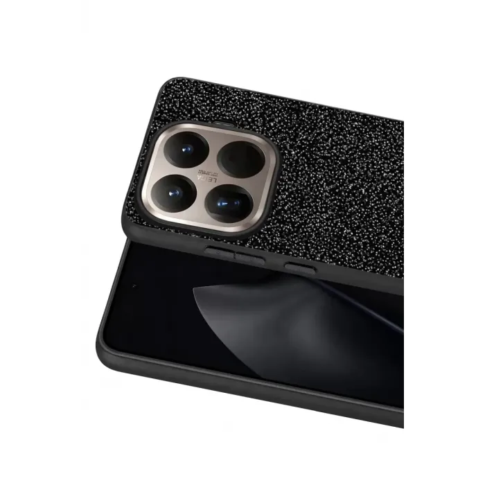 Onegif Xiaomi Mi 15T Pro Bright Simli Kapak - Siyah