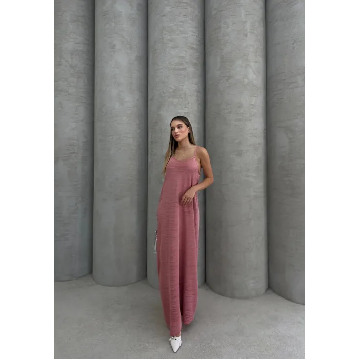 Piliseli uzun elbise