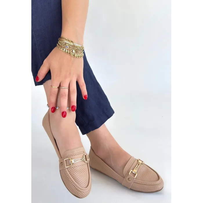 Rain Nude Cilt Babet Ayakkabı