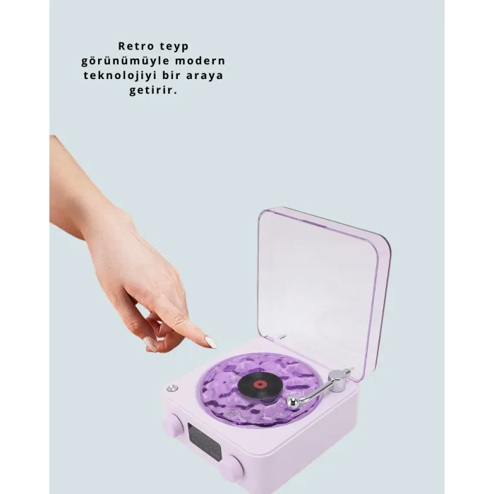 Retro Bluetooth Hoparlör MOR