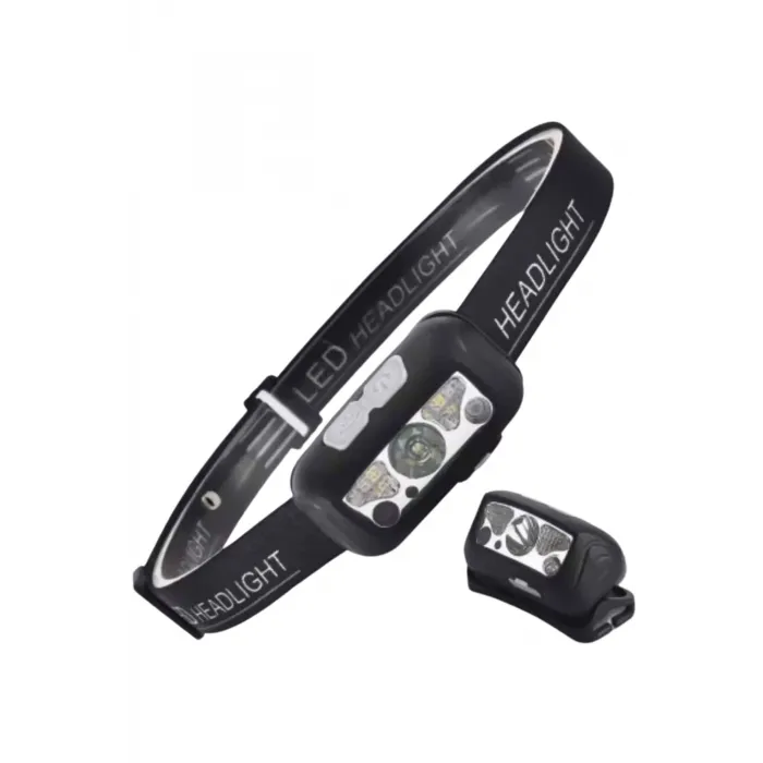 Sensörlü Şarjlı Type-c Şarj Işıklı Kafa Lambası Kamp Lambası