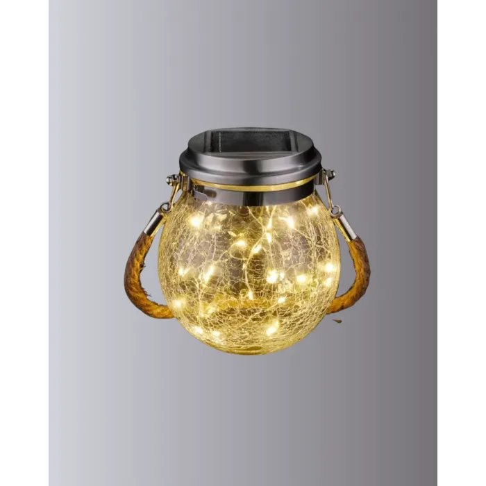 Solar Güneş Enerjili Dekoratif Cam Lamba