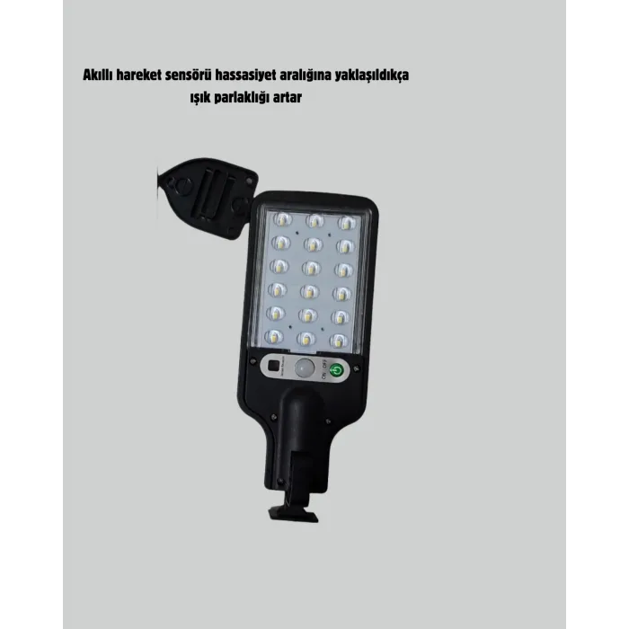 STL616 SENSÖRLÜ SOLAR SOKAK LAMBASI