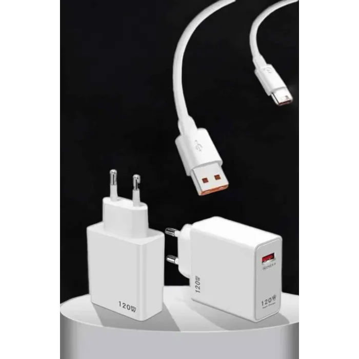 Type-C 120W Şarj Aleti Hızlı Şarj Turbo