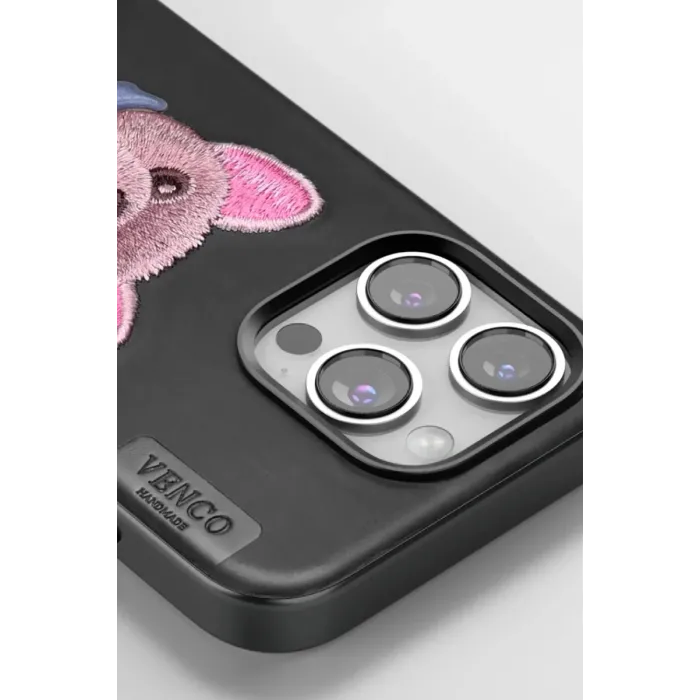 Venco iPhone 16 Pro Cute Desenli Kapak - Lacivert