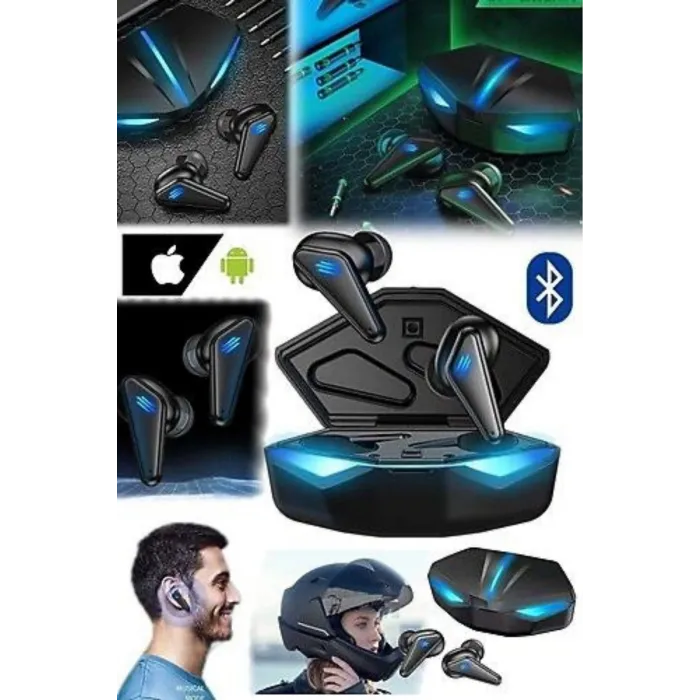 Wireless Gaming Kulaklık Mikrofonlu Bluetooth Oyuncu Kulaklığı